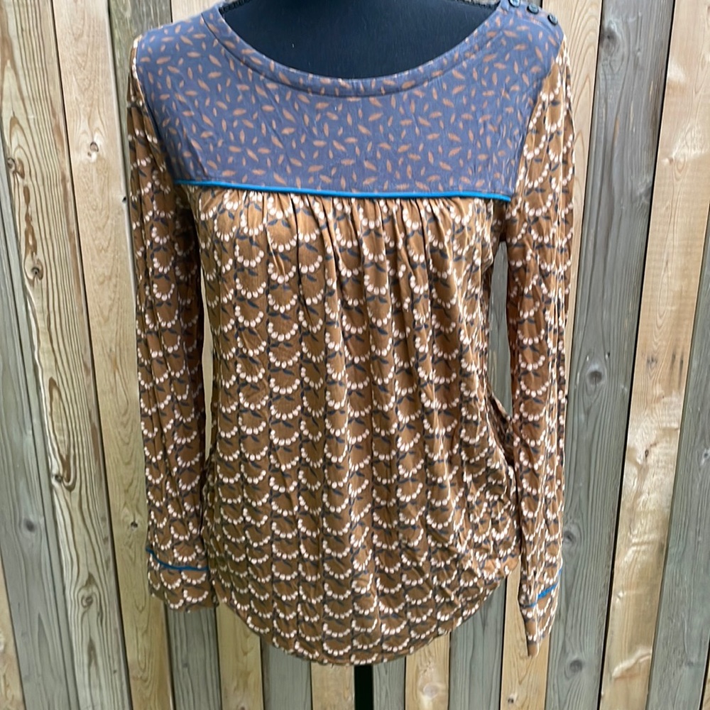 Boden multi pattern blouse